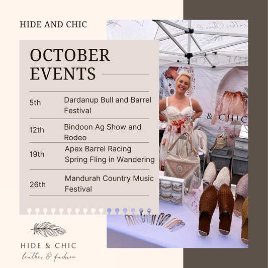 Hide and Chic October 2024 Event Lineup