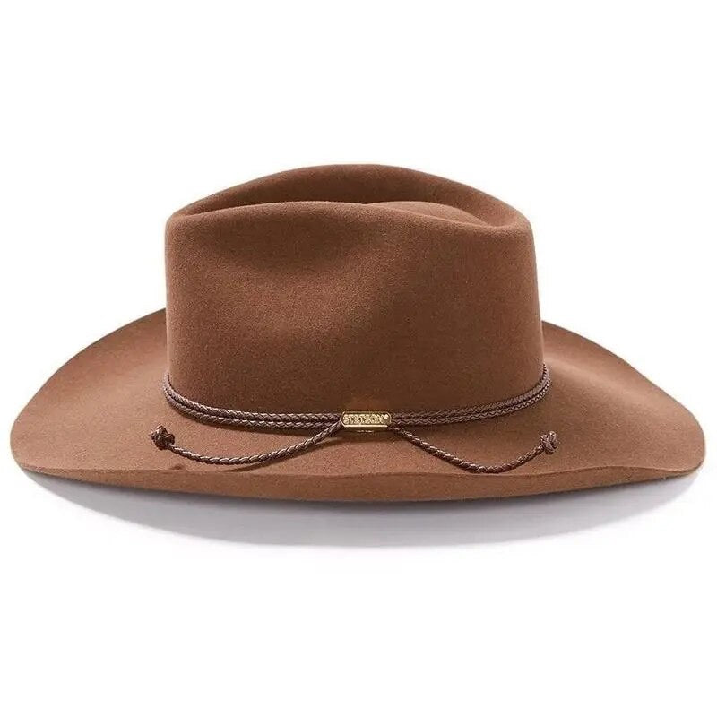 Classic Western cowboy hat by Stetson Australia with a heart-shaped crown