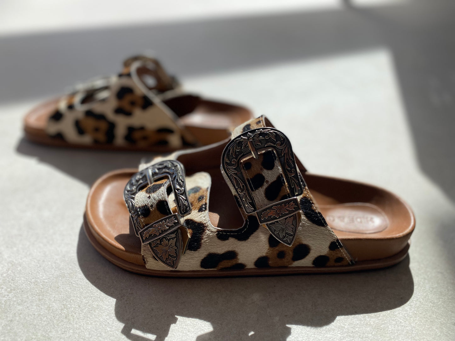 Leopard sandals Australia, Western style sandals Australia, Boho sandals.