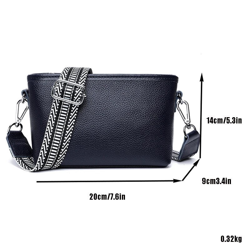 Heritage Cross Body Bag on Model – Stylish leather bag worn as a crossbody, highlighting its elegant and functional design.