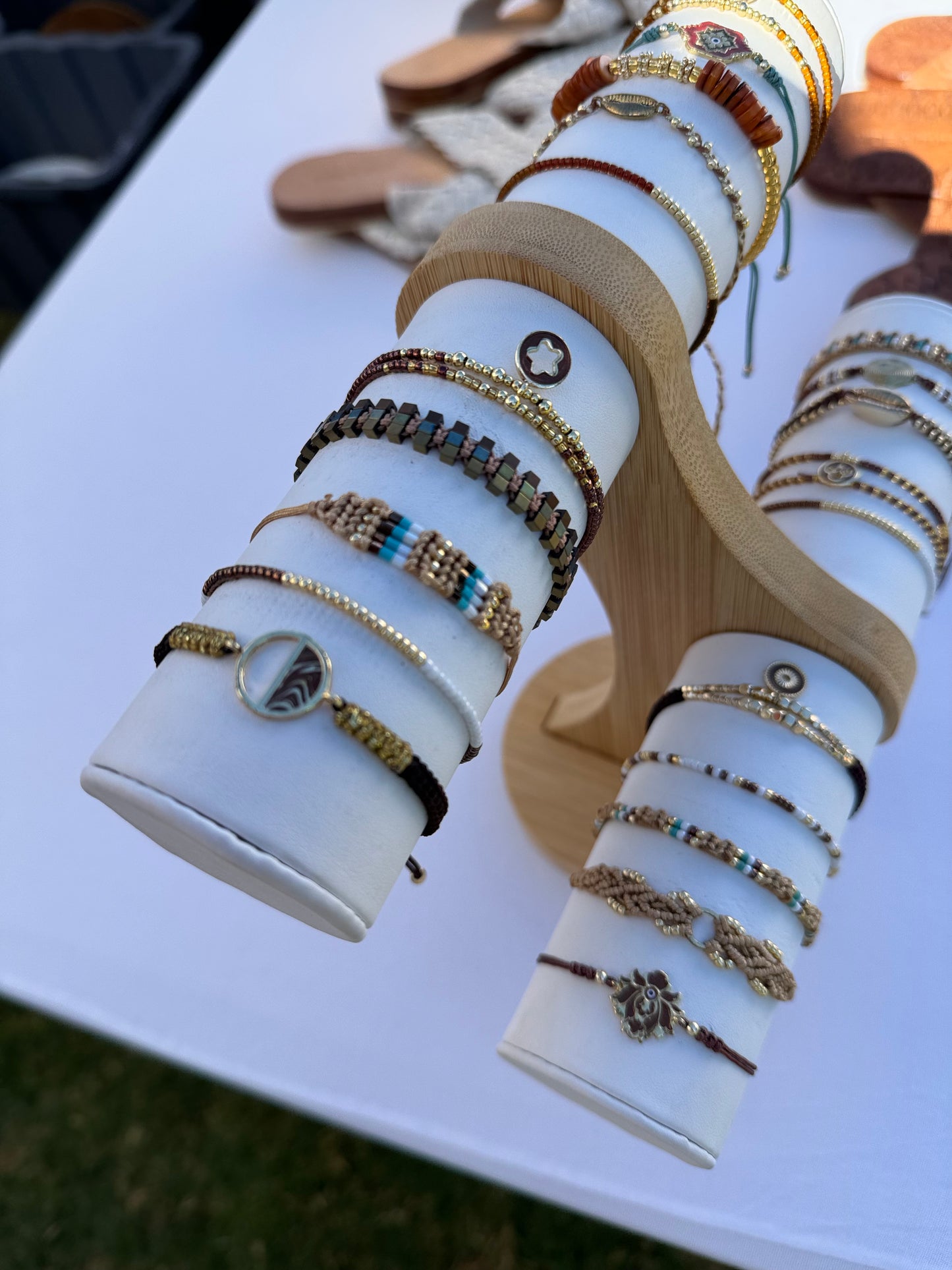 "Sun Tan" Bracelet Stack | Vibrant Summer Jewelry